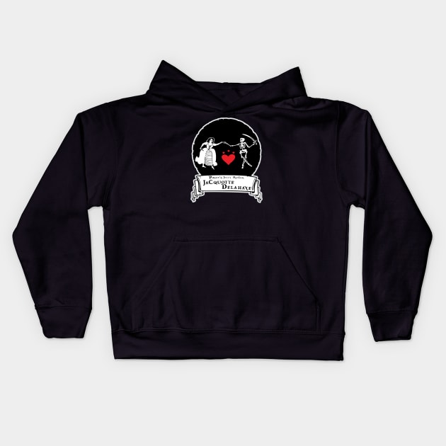 Jacquotte Delahaye Jolly Roger Kids Hoodie by MBK